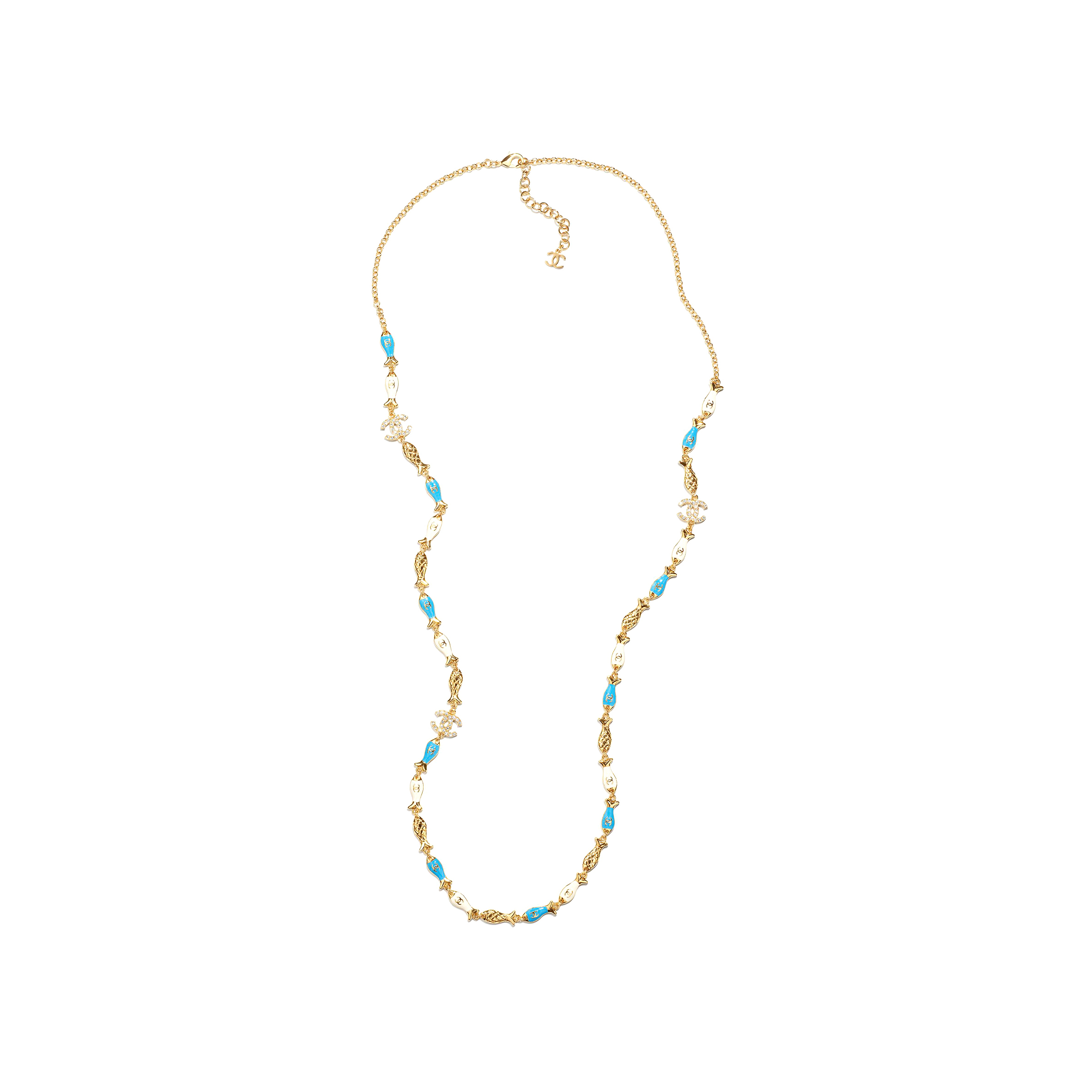 Ch*el long necklace abf042